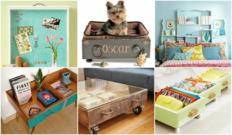 17 Ideas Geniales Para Reciclar Cajones De Muebles