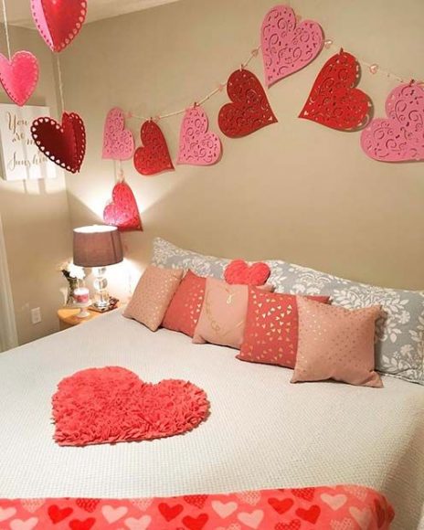 Ideas para decorar el dormitorio en San Valentín