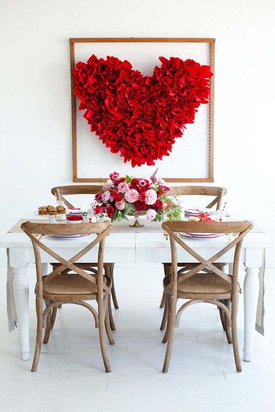 Ideas para decorar con corazones tu hogar