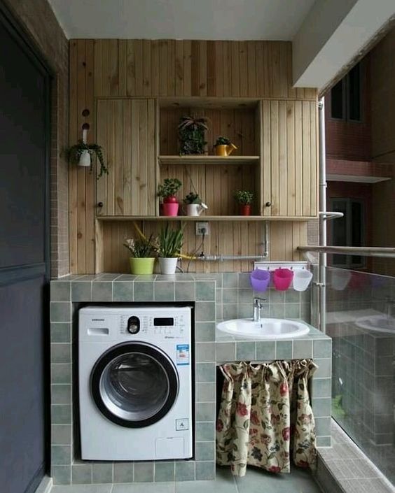 línea catalogar Hecho de Lavaderos exteriores cómo decorar y organizar el lavadero exterior FOTOS